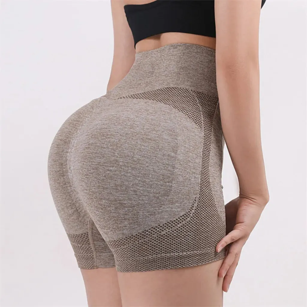 A&A Yoga High Waist Workout Shorts