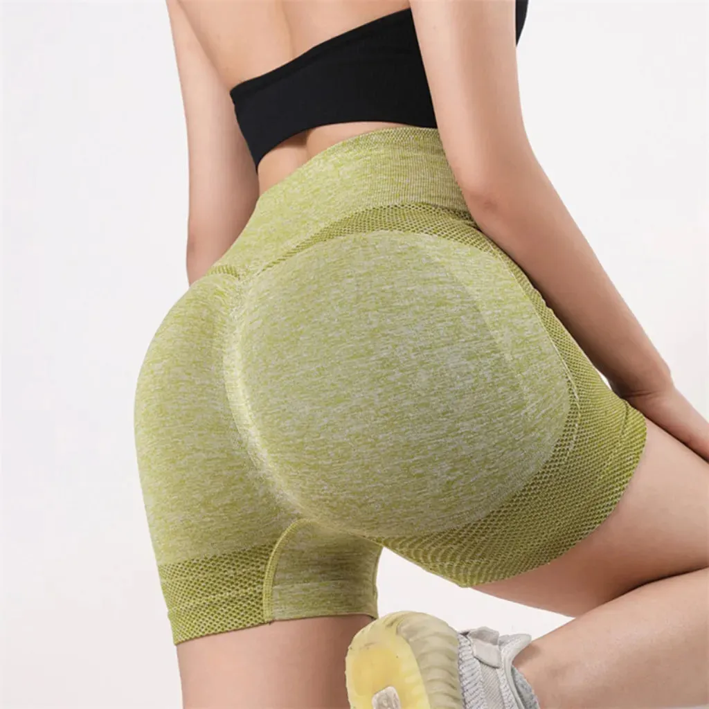 A&A Yoga High Waist Workout Shorts