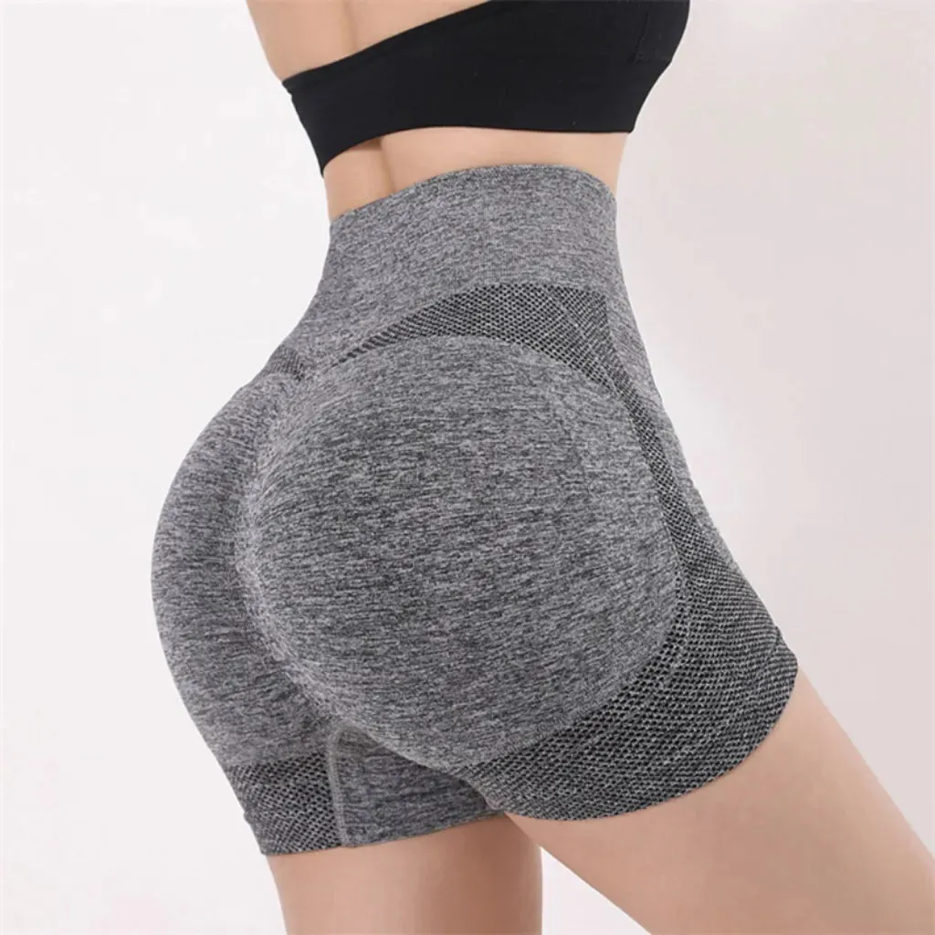 A&A Yoga High Waist Workout Shorts