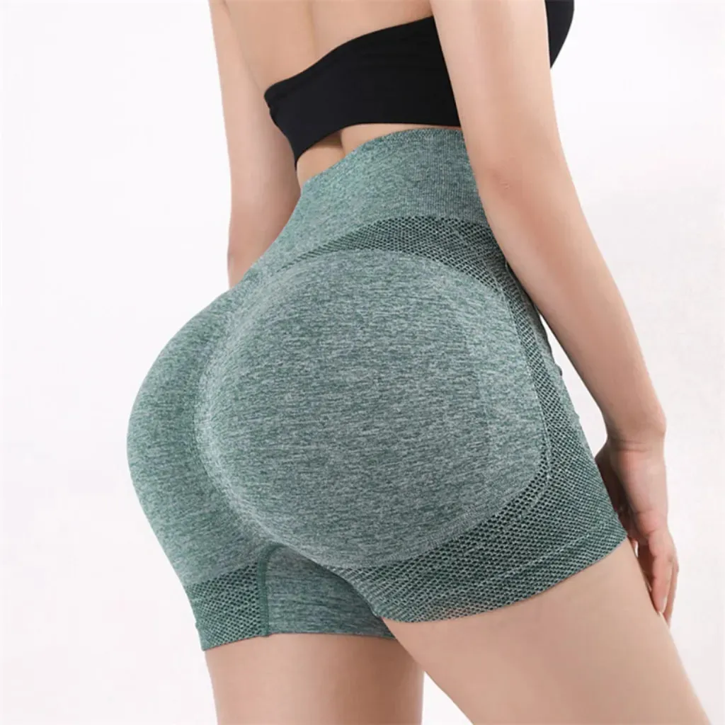 A&A Yoga High Waist Workout Shorts