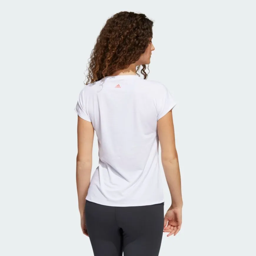 Adidas 3-Stripes Women Training T-Shirt White