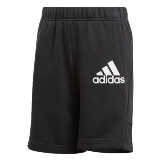 Adidas Badge Of Sport Kids Boy Training Short Black / White