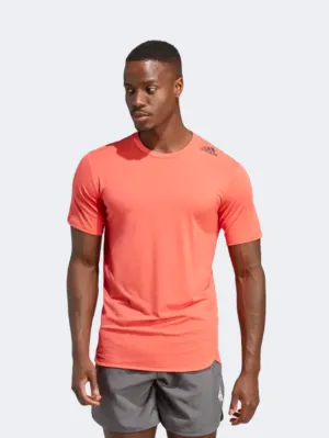 Adidas Designed For Training Men Training T-Shirt Bright Red