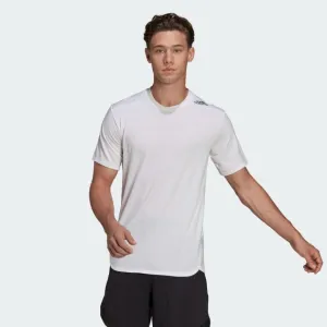 Adidas Designed For Training Men Training T-Shirt White