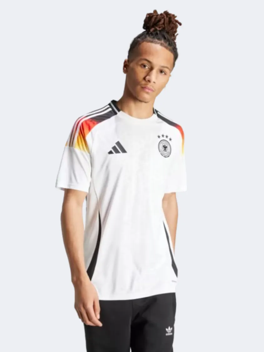 Adidas Deutschland 24 Home Men Football T-Shirt White/Black/Yellow