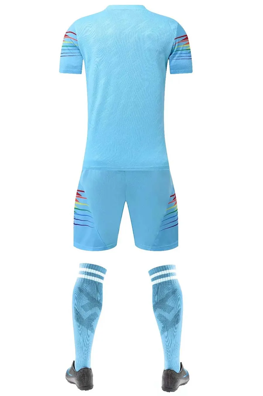 Adult Kids Football Jerseys Shorts Sets Boys and girls Soccer Uniforms Sport Clothes Set