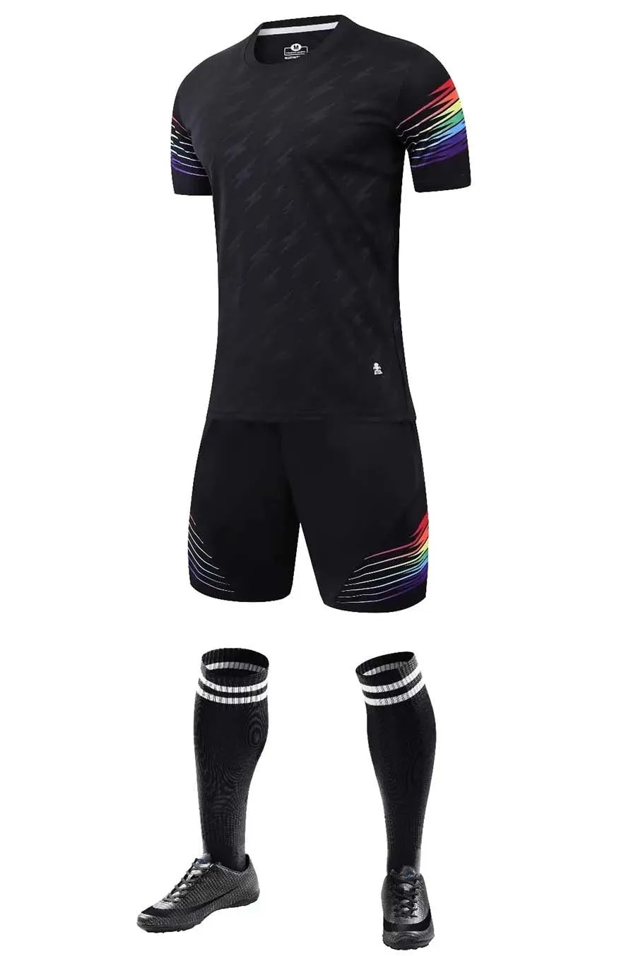 Adult Kids Football Jerseys Shorts Sets Boys and girls Soccer Uniforms Sport Clothes Set