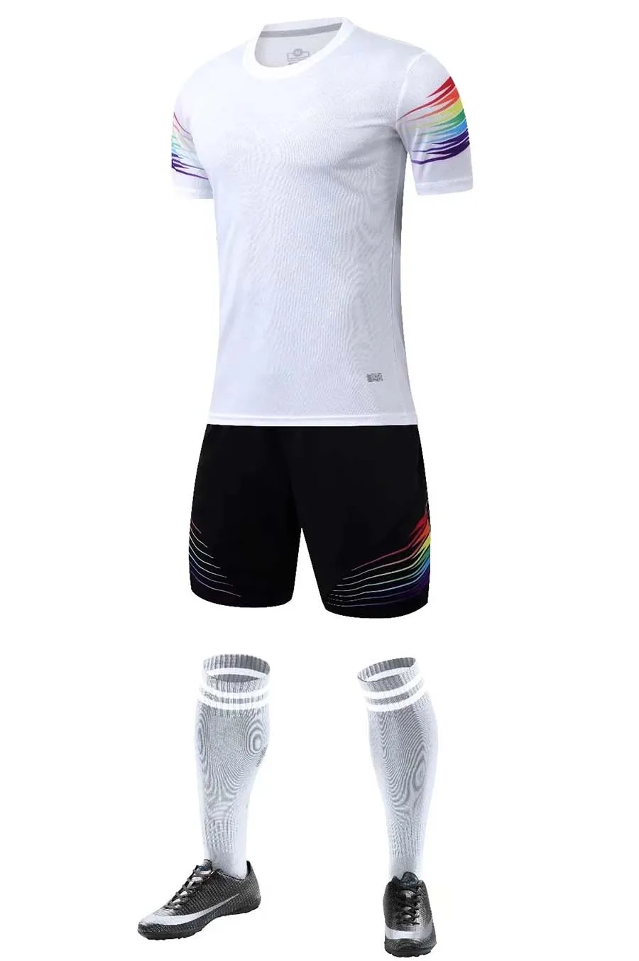 Adult Kids Football Jerseys Shorts Sets Boys and girls Soccer Uniforms Sport Clothes Set