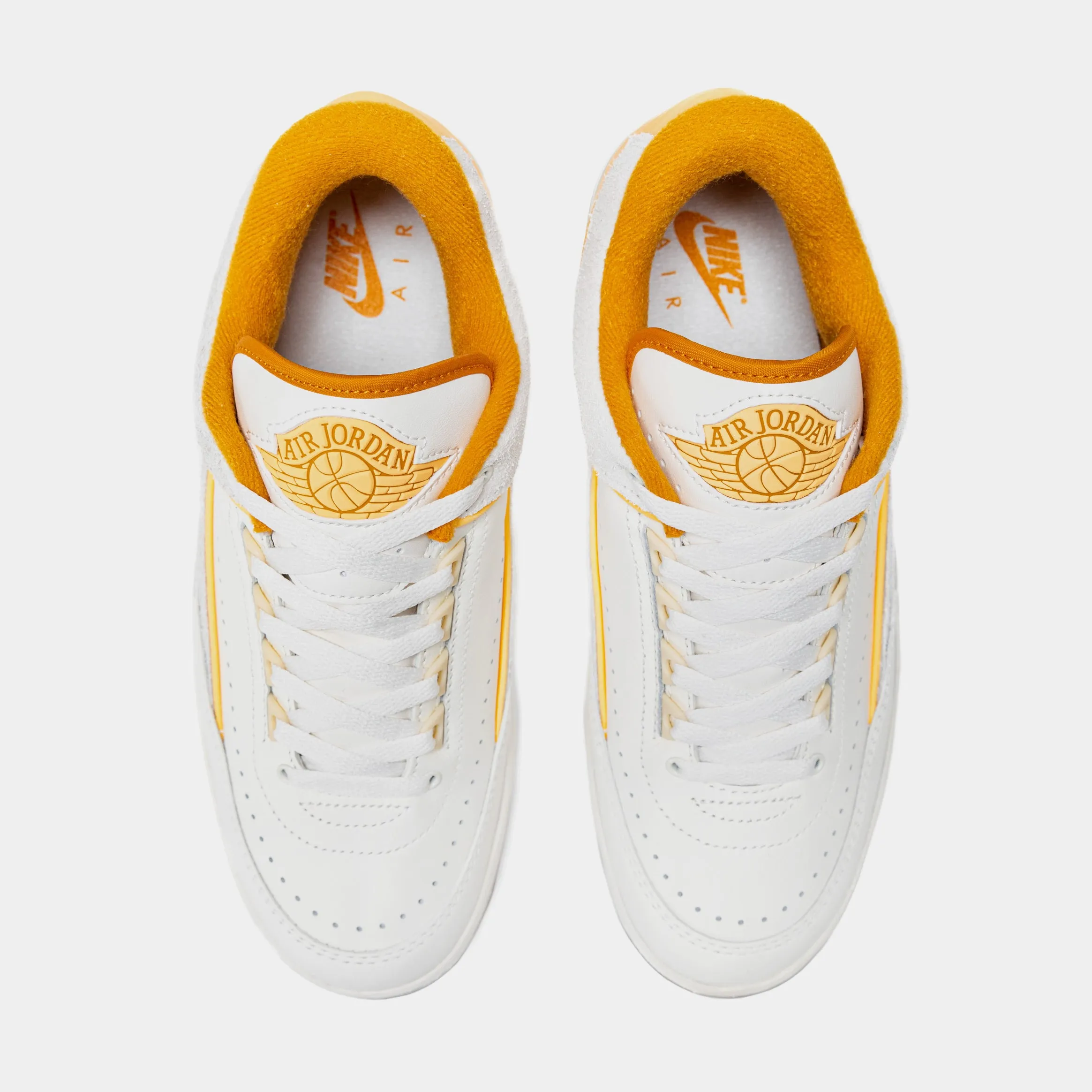 Air Jordan 2 Retro Low Melon Tint Mens Lifestyle Shoes (Beige/Orange )