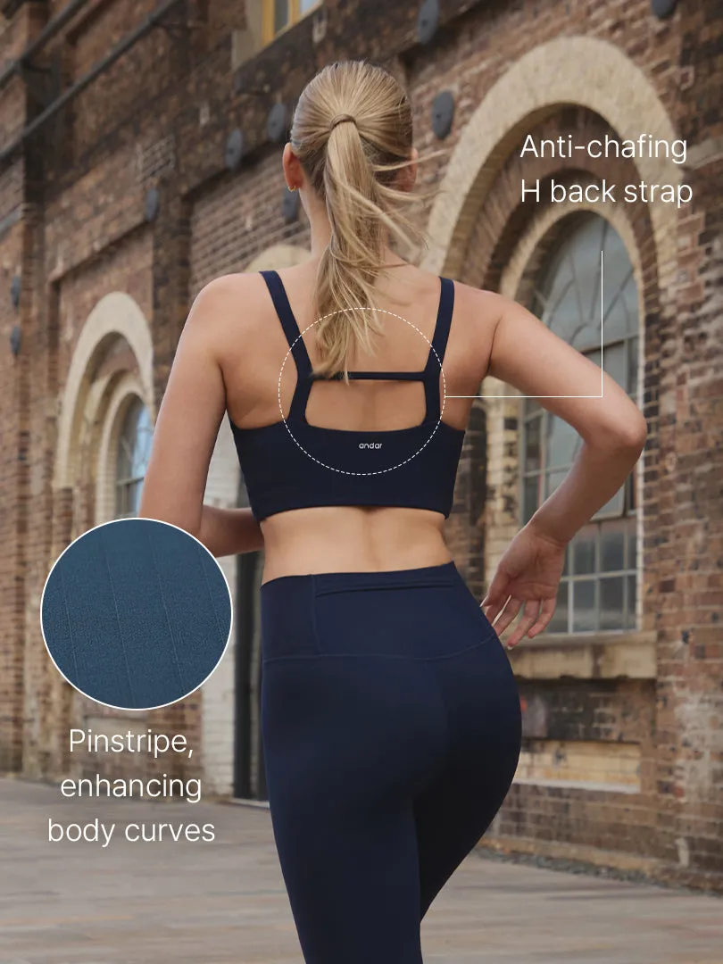 Airywin Pinstripe Set (Leggings & Sports Bra)