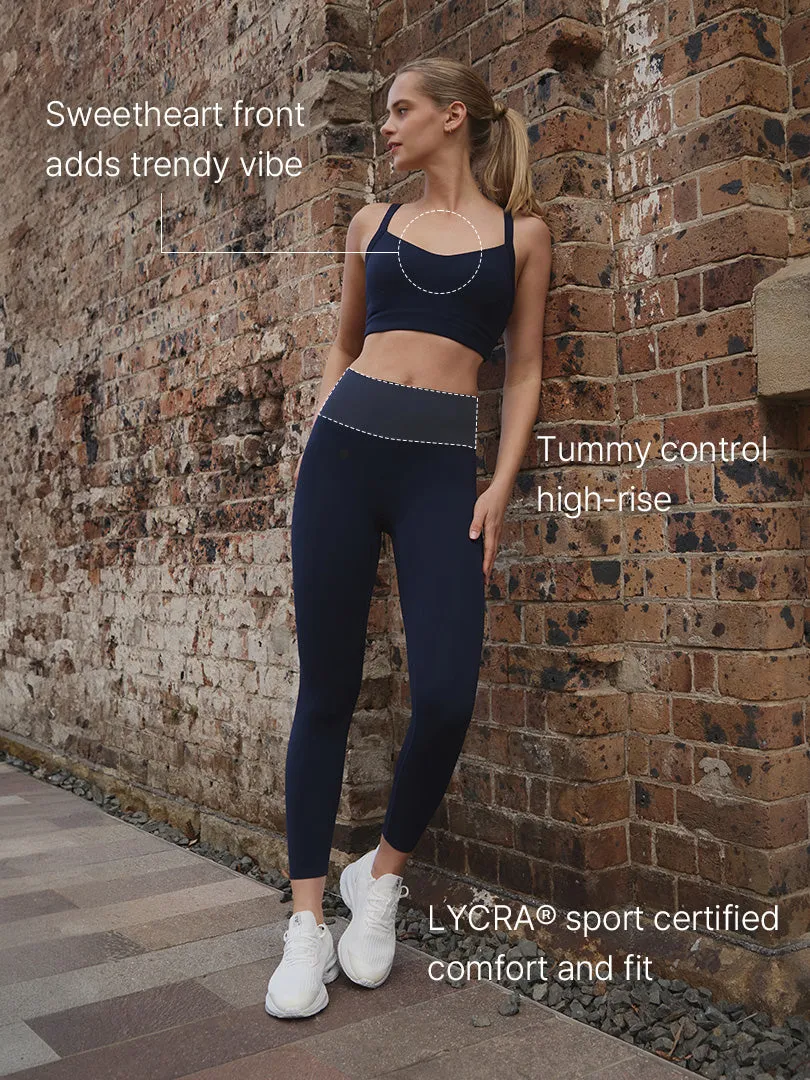 Airywin Pinstripe Set (Leggings & Sports Bra)