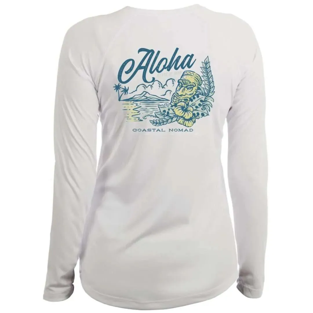 Aloha Sun Shirt - Women UPF50 Sun Protection Graphic Tee