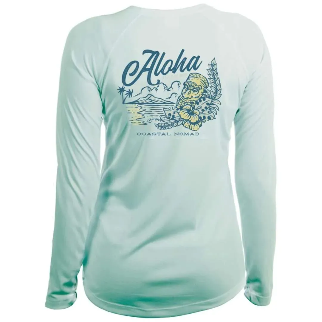 Aloha Sun Shirt - Women UPF50 Sun Protection Graphic Tee