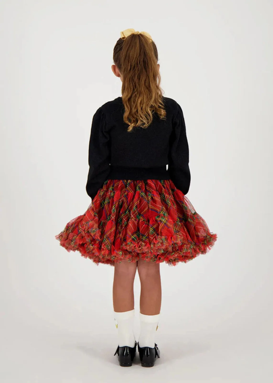 Angel's Face Girls Nancy RED TARTAN Tutu Skirt