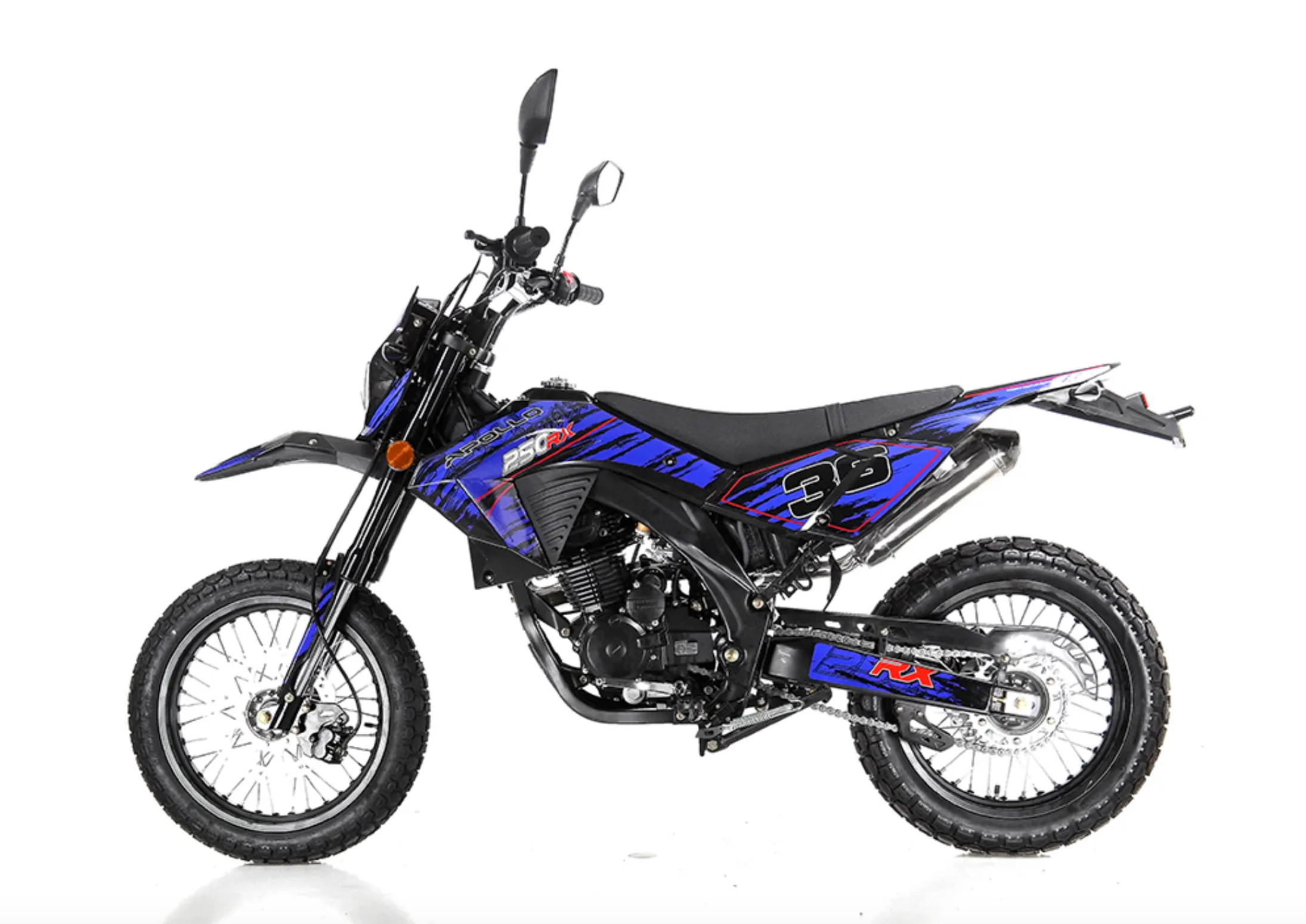 Apollo 250cc Dual Sport Motocross Dirt Bike -Street Legal - DB-36 DOT