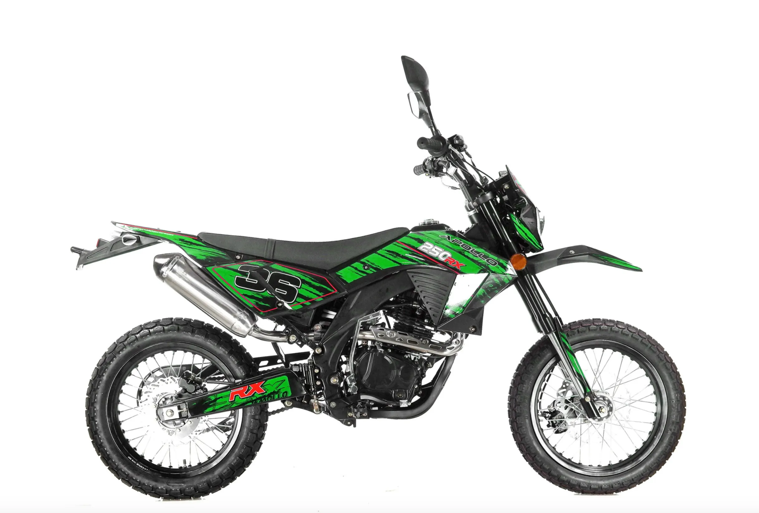 Apollo 250cc Dual Sport Motocross Dirt Bike -Street Legal - DB-36 DOT