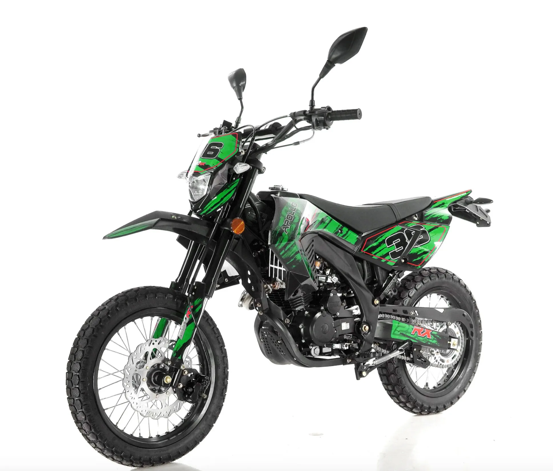 Apollo 250cc Dual Sport Motocross Dirt Bike -Street Legal - DB-36 DOT