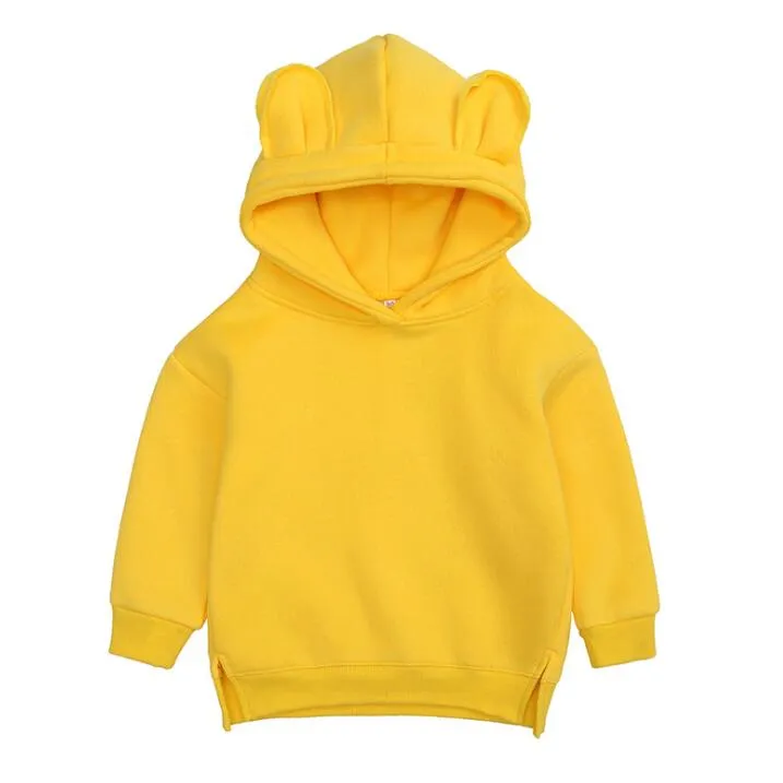 Baby Boys Girls Clothes Cute Hoodies Thicken Fleece Sweatshirt Kid's clothing.