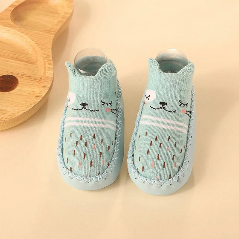 Baby Cute Kids Socks Shoes / Floor Sneaker First Walkers Toddler For 0-6 Years