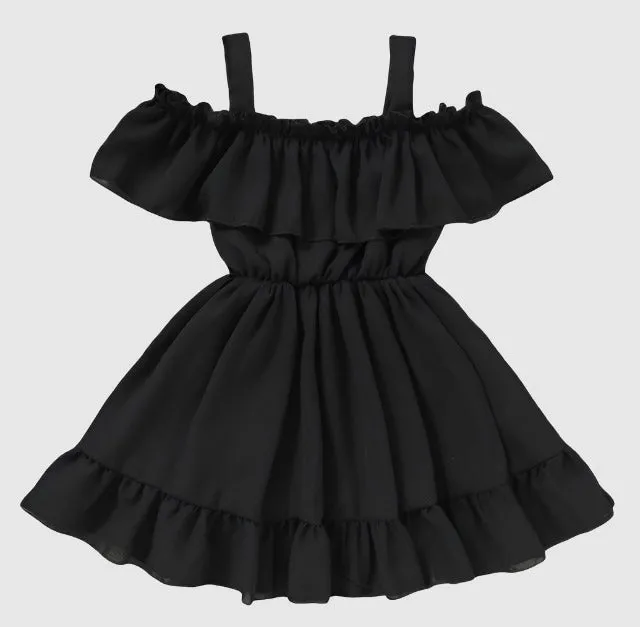 Baby Girl Casual Solid Color Dress