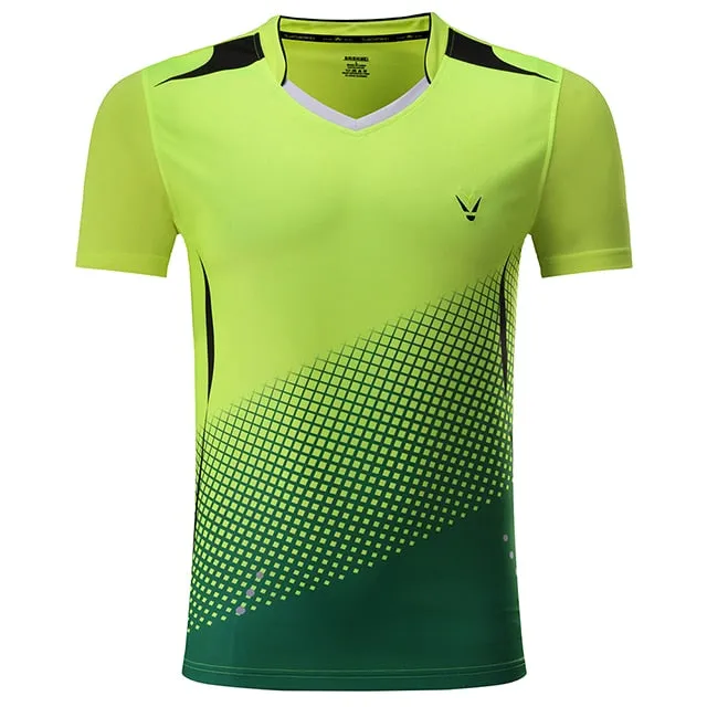 Badminton Volleyball Sportswear Golf Tennis Men sports Table Tennis Quick dry Running Exercise training Shirt