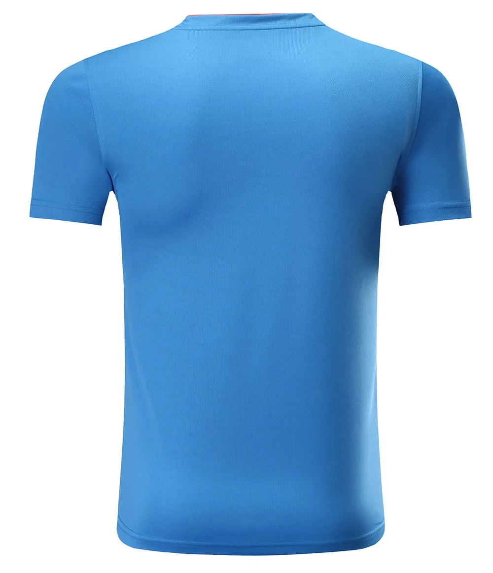 Badminton Volleyball Sportswear Golf Tennis Men sports Table Tennis Quick dry Running Exercise training Shirt