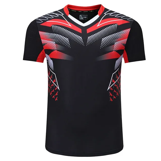 Badminton Volleyball Sportswear Golf Tennis Men sports Table Tennis Quick dry Running Exercise training Shirt