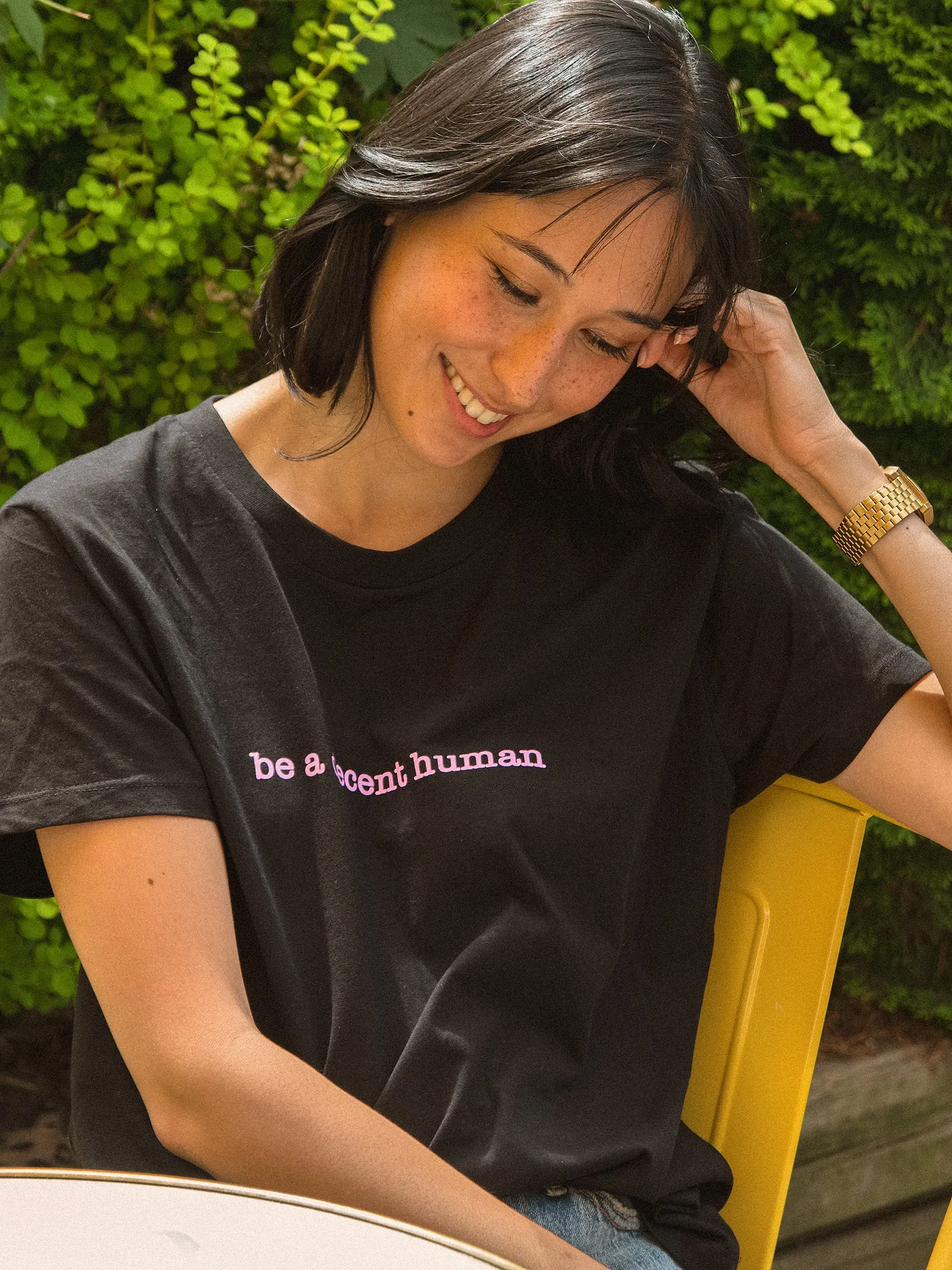 BARSTOOL SPORTS BE A DECENT HUMAN BF T-SHIRT  - CLEARANCE