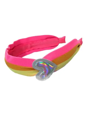 Billieblush Girls Multicolored Neon Striped Headband