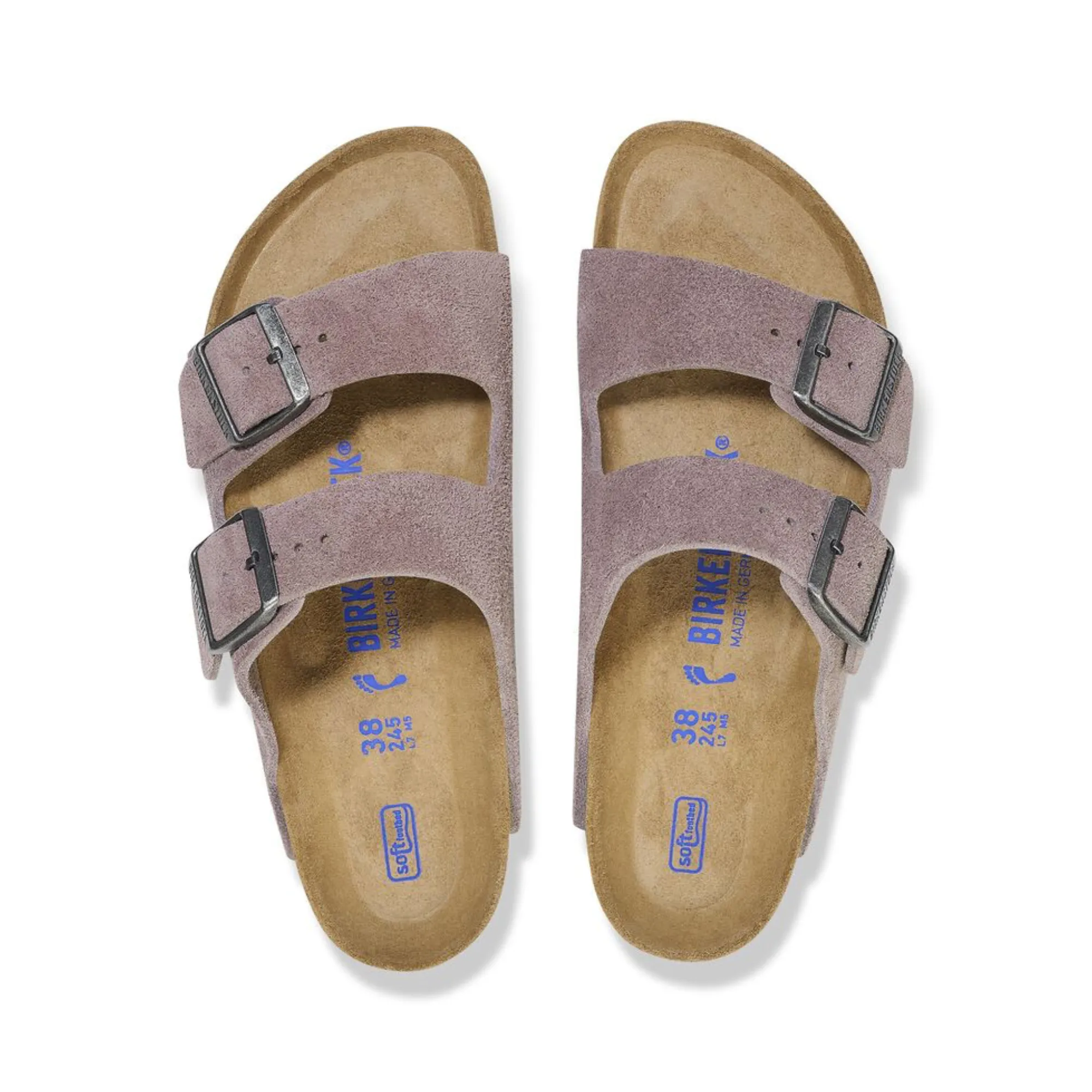 BIRKENSTOCK ARIZONA SOFT FOOTBED SUEDE N (NARROW)