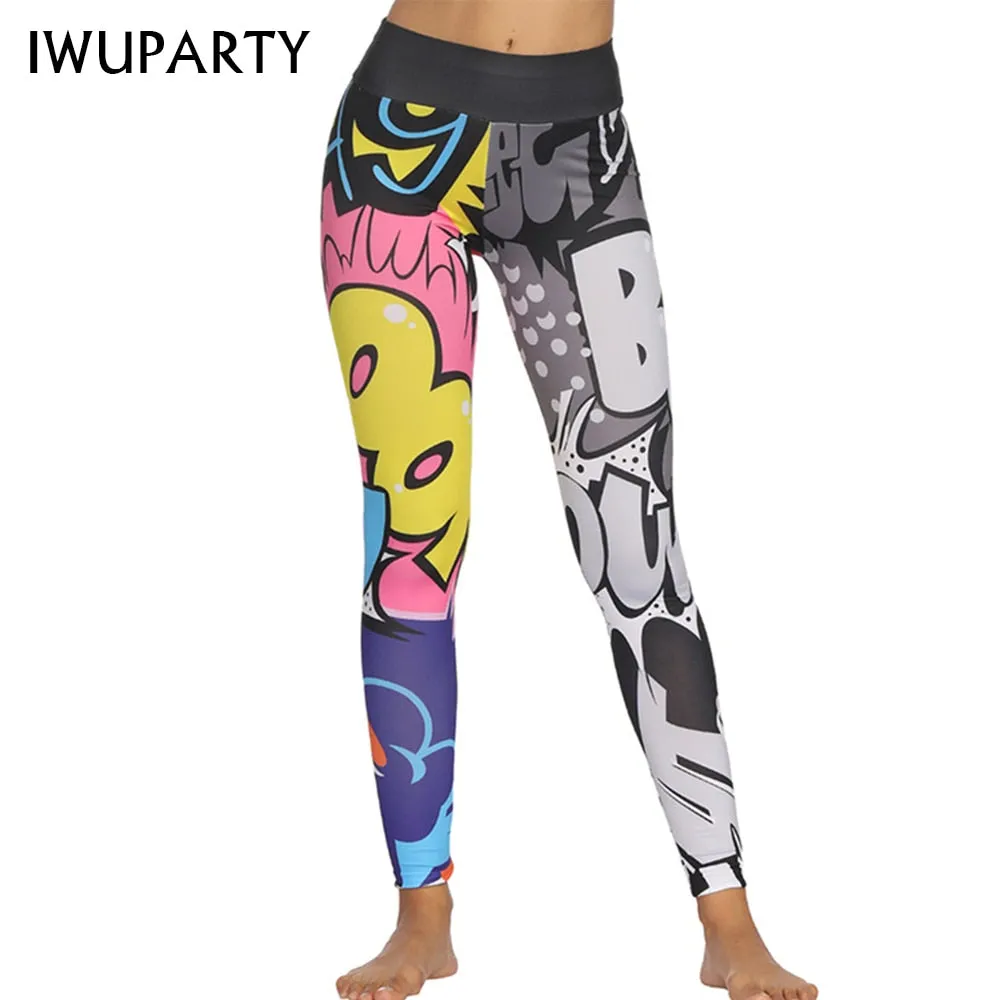 Cartoon Yoga Leggings