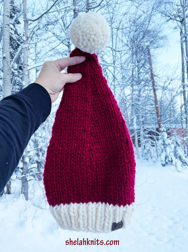 Classic Santa Knit Stocking Hat