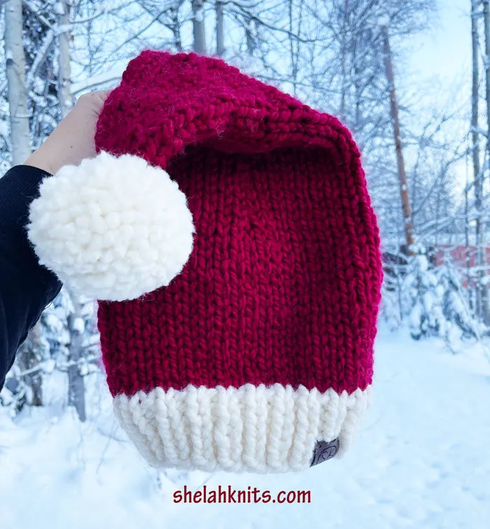 Classic Santa Knit Stocking Hat