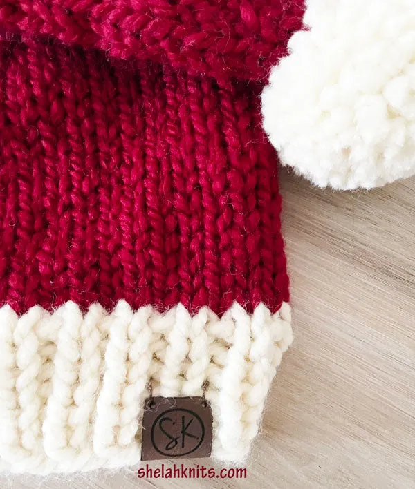 Classic Santa Knit Stocking Hat