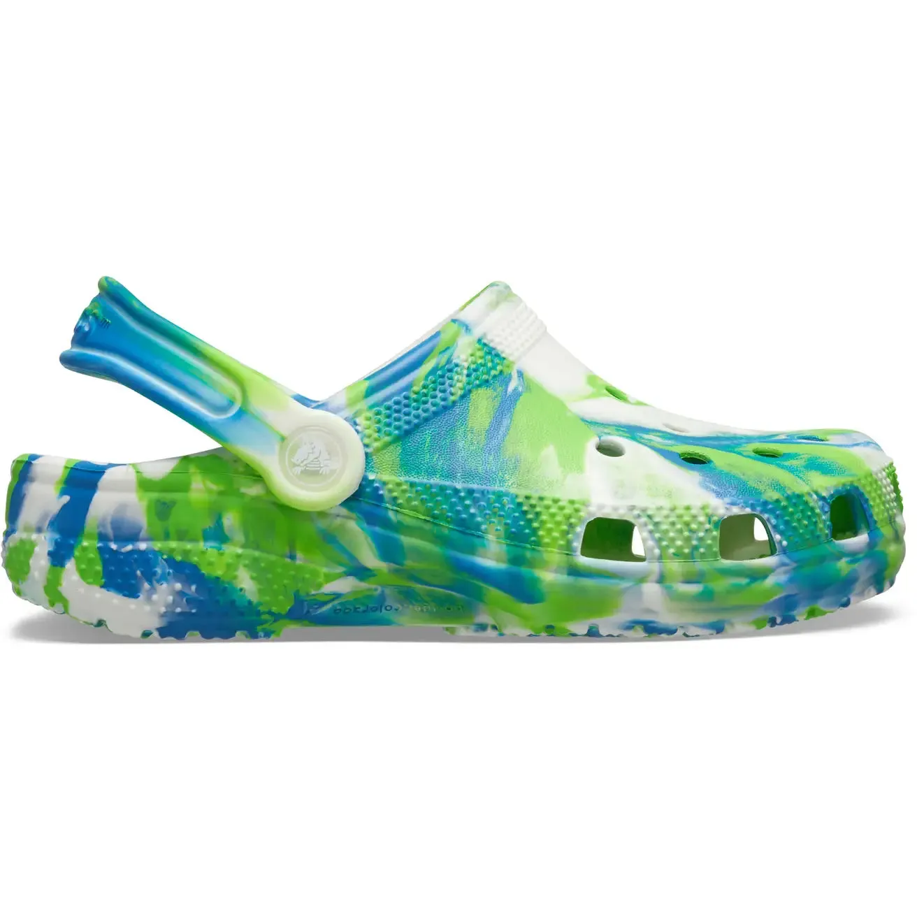 Crocs Classic Clog Kids Glow Blue Multi