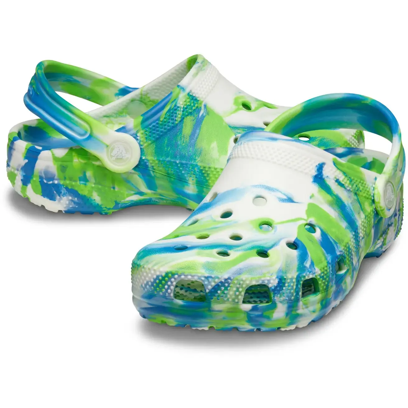 Crocs Classic Clog Kids Glow Blue Multi