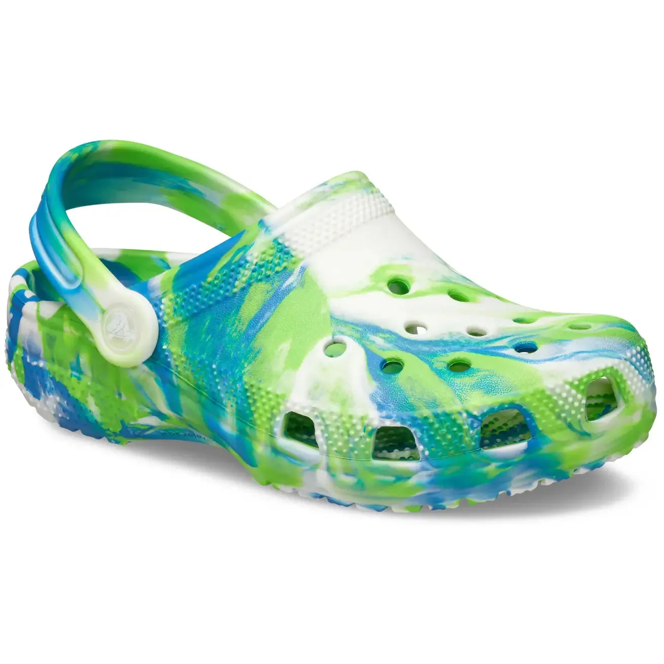 Crocs Classic Clog Kids Glow Blue Multi