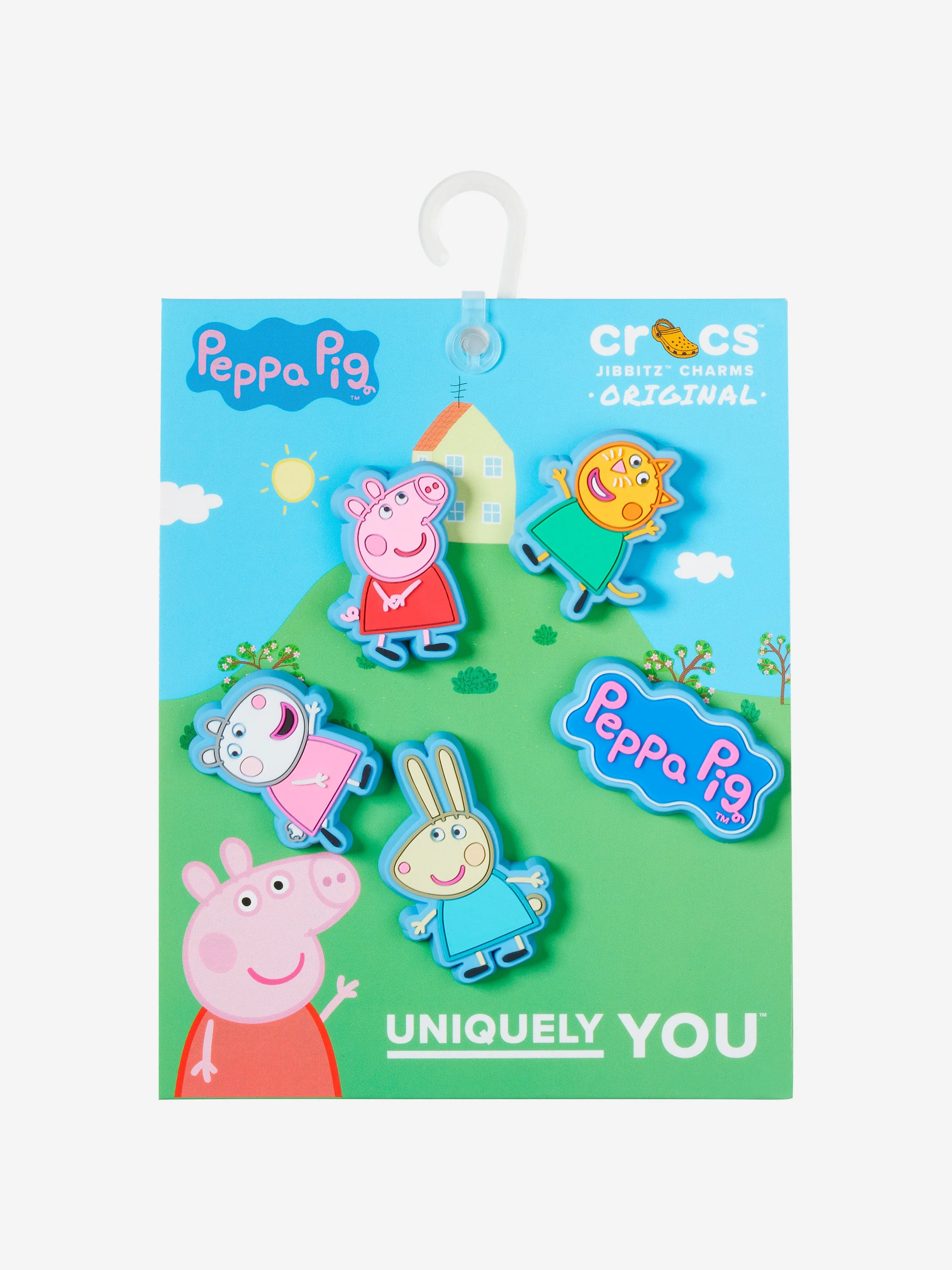 Crocs Kids Peppa Pig Jibbitz™ Charm 5 Pack in Multicolour