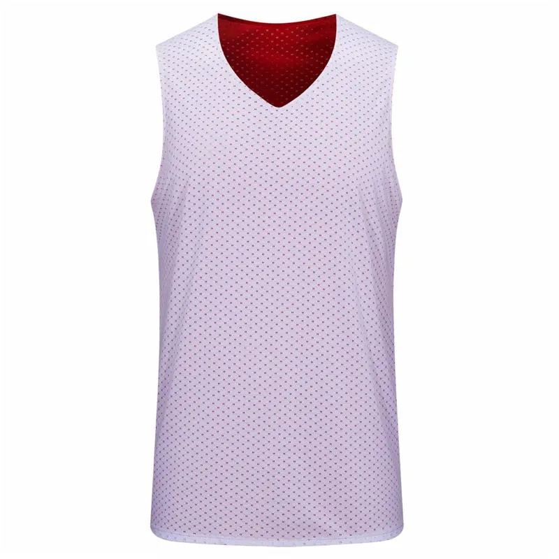 Double-sided Wearable Reversible Basketball Jersey Uniforms double-deck Quick-drying Sports Shirts Adult Kids Basketball Jerseys