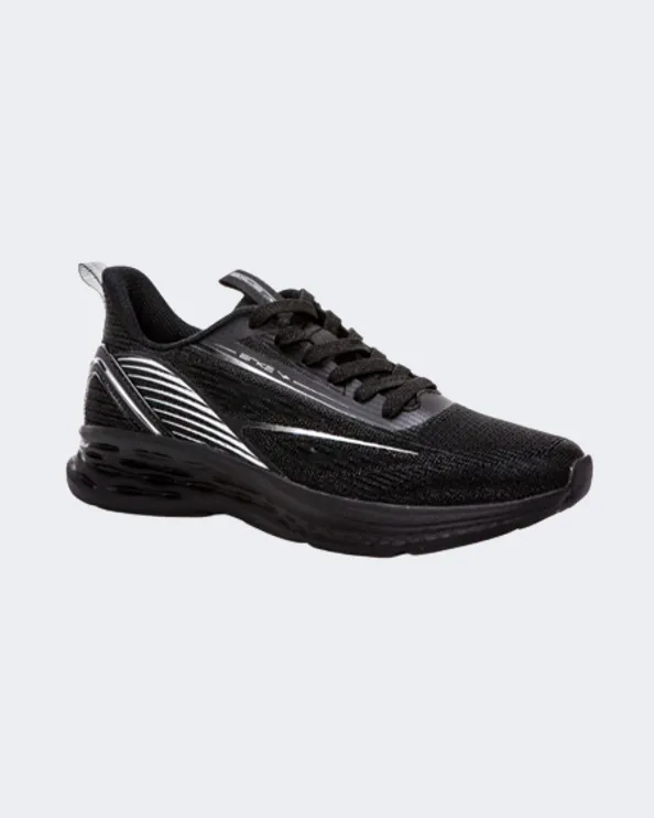 Erke Cushioning Women Running Shoes Black/Silver 12122203366-003