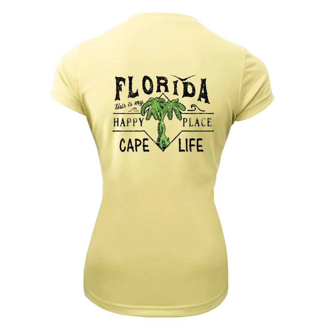 Florida Happy Place Sun Shirt - Women's UPF50 Sun Protection Shirt