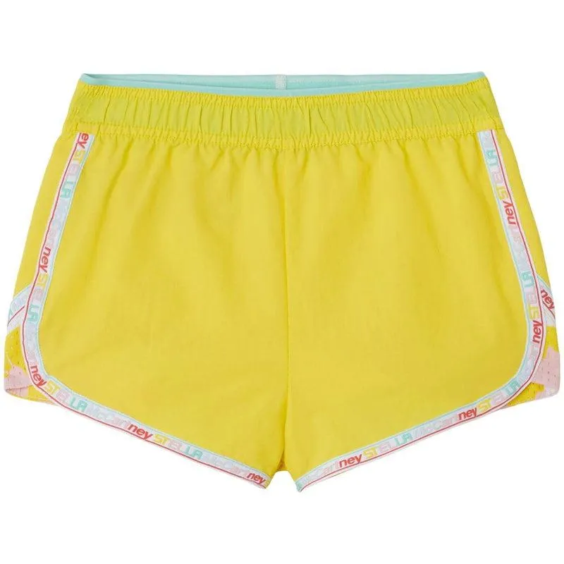 Girls Yellow Sport Short