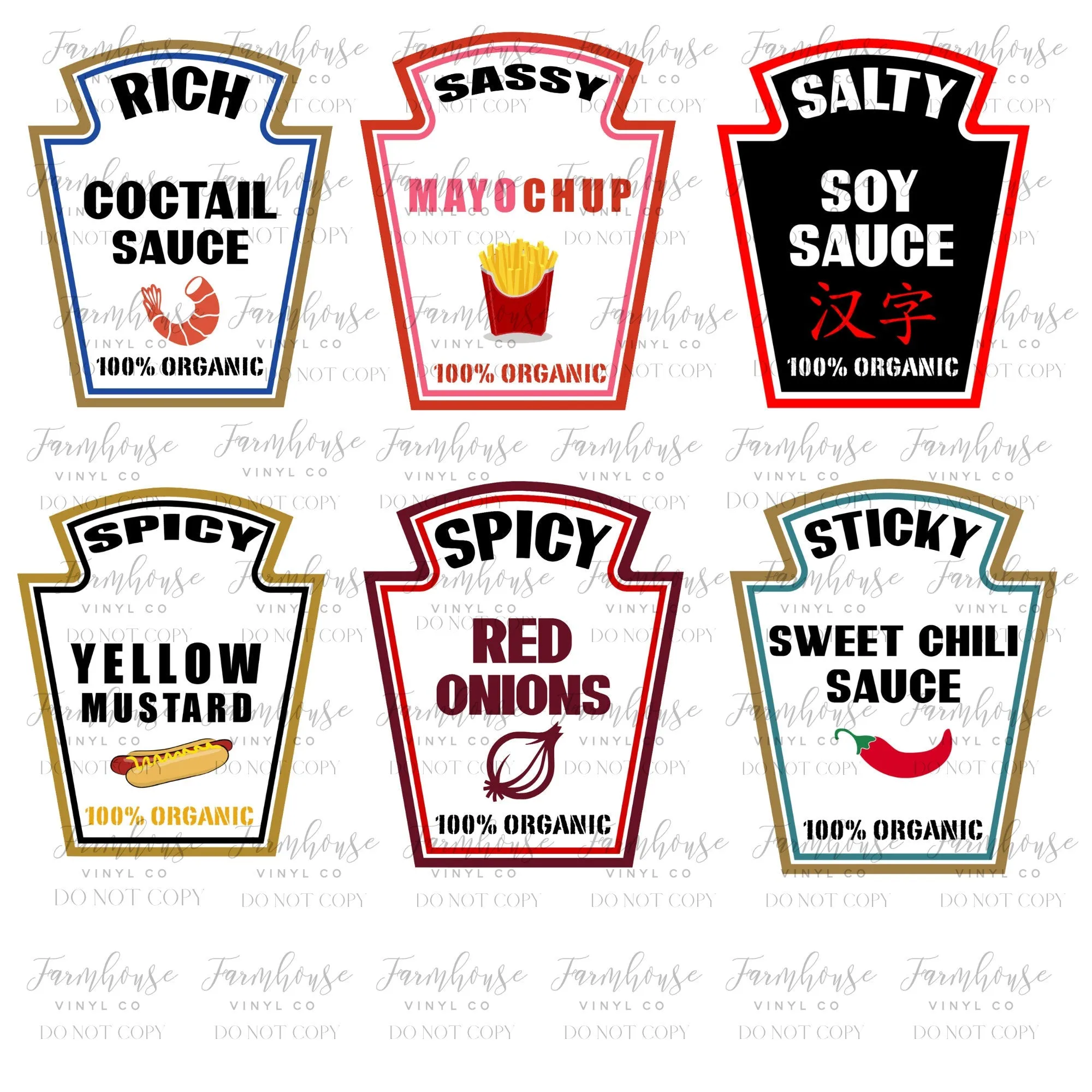 Halloween Group Condiment Shirts