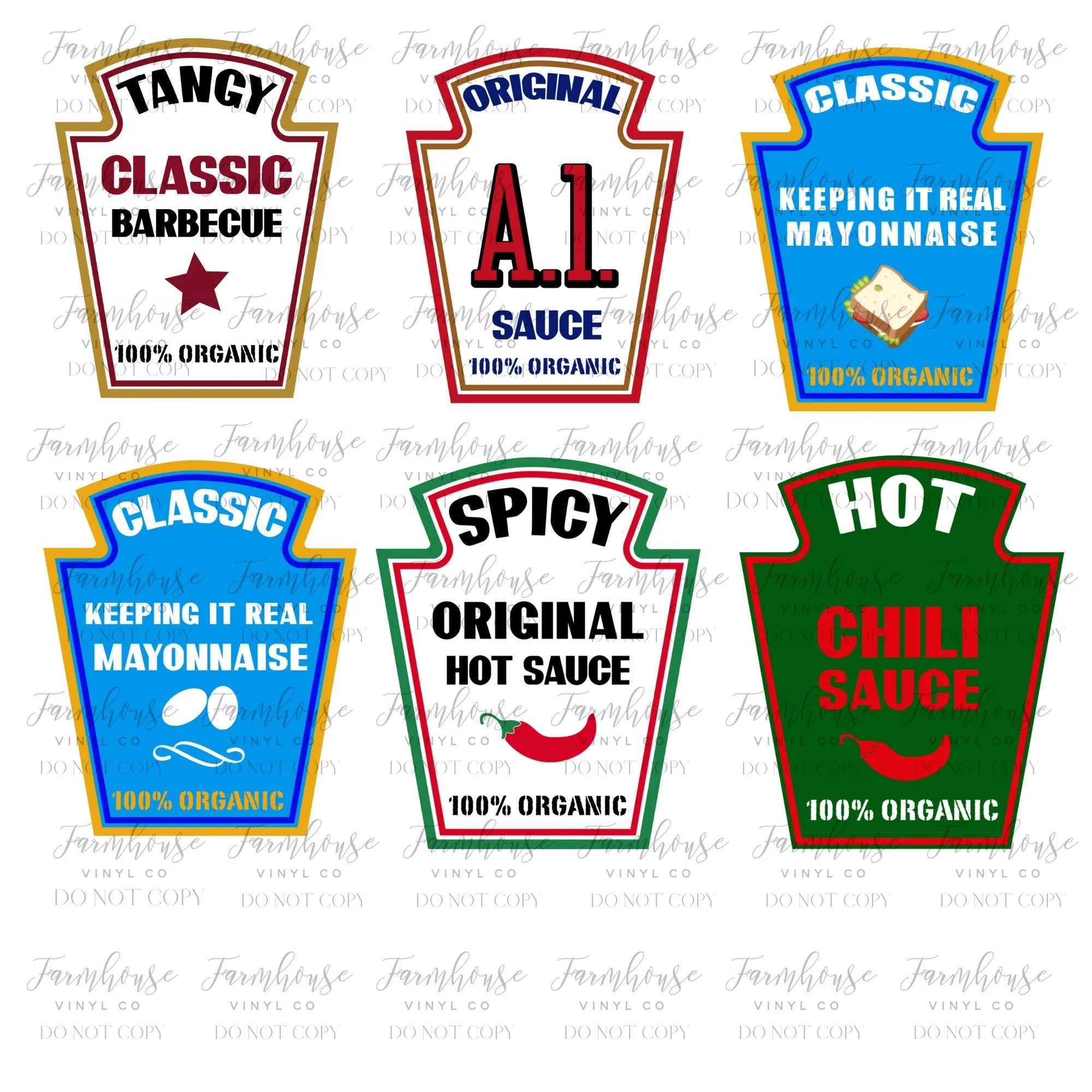 Halloween Group Condiment Shirts