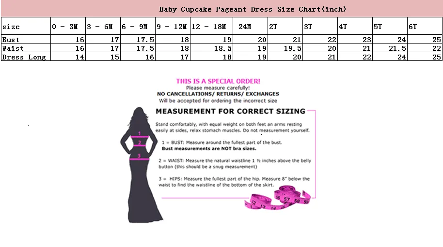 Infant/toddler/baby/children/kids Girl's Pageant Dress