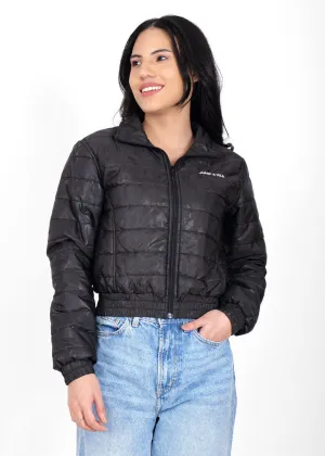 JUMP USA Women Frost Defense Black Quilted Jacket