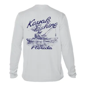 Kayak Fishing Sun Shirt UPF50 - Florida or Custom Location