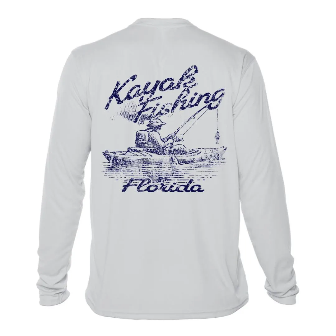 Kayak Fishing Sun Shirt UPF50 - Florida or Custom Location