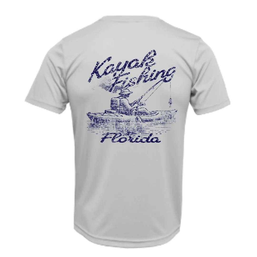 Kayak Fishing Sun Shirt UPF50 - Florida or Custom Location