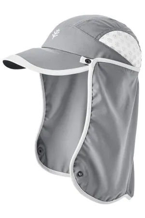 Kid's Agility Sport Cap  |  Steel Grey/White